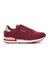 Vintage sneakers met kleurdetail (bordeaux)