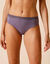 Midislip in microvezel en plumetistule met tweede huid-effect Paia - set van 2 (grijsparma)