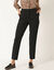 Cigarettebroek, soepel vallend (zwart)