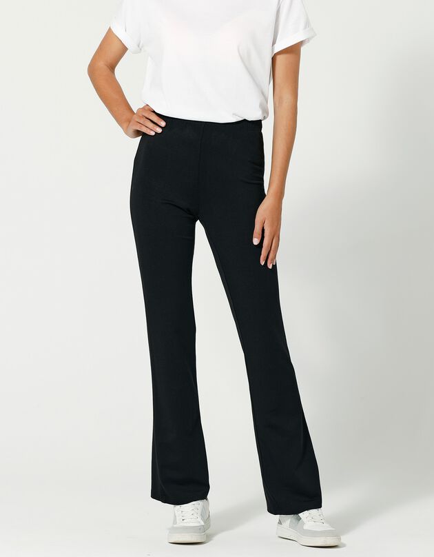 Legging trompette maille jersey (noir)