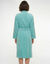 Peignoir court adulte col kimono  - &eacute;ponge bouclette 380 g/m&sup2; (vert d'eau)