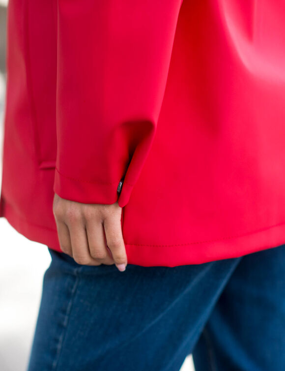 Ciré imperméable en polyester recyclé(**) (rouge)