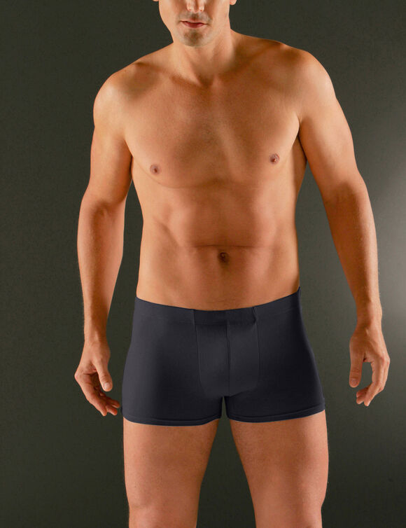 Boxer uni ceinture élastiquée recouverte - lot de 5 (kaki + violet + bleu)