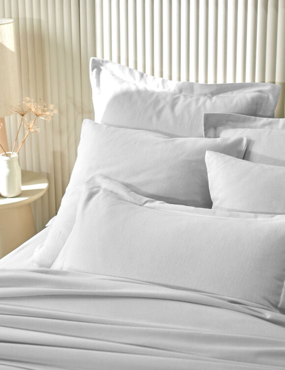 Linge de lit uni - flanelle 160 g/m&sup2; (gris clair)