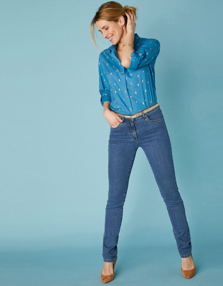 Jean droit stretch - petite stature (stone)