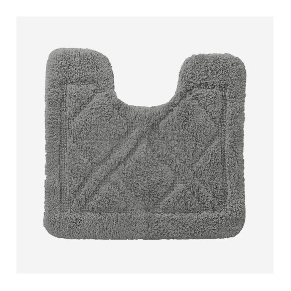 Tapis de bain losanges (gris)