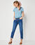 Stretch jeans in 'mom' model (stone)