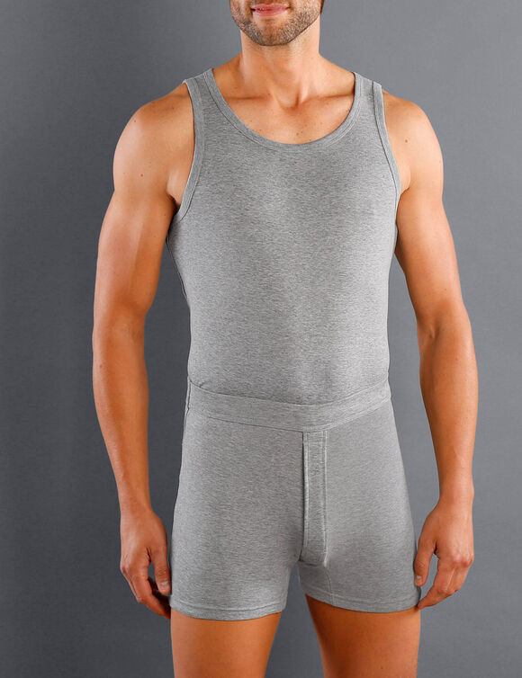 Débardeur sous-vêtement homme - lot de 3 (gris chiné)