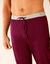 Pantalon pyjama bas resserrés - lot de 2 (gris + bordeaux) Pantalon pyjama bas resserrés - lot de 2 (gris + bordeaux)