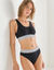 Brassi&egrave;re sport sans armatures - lot de 2 (blanc + noir)