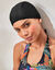 Bonnet de bain spécial piscine (noir)