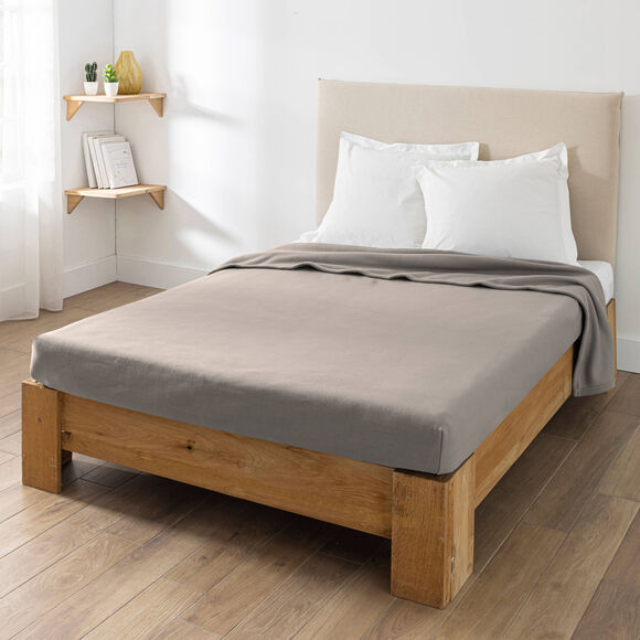 Couverture polaire mi-housse 350 g/m&sup2; (gris clair)