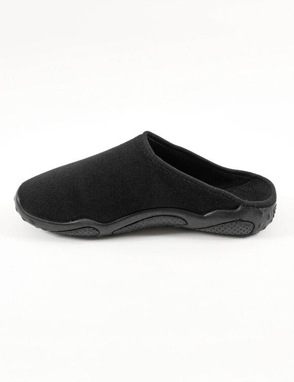 Mules homme Airplum®, semelles Airflex™ textile éponge (noir)