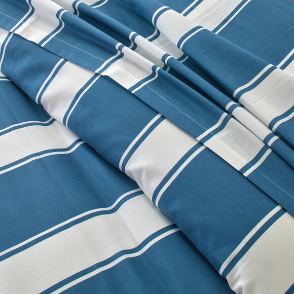 Bedlinnen Transat, in bedrukt katoen (blauw)