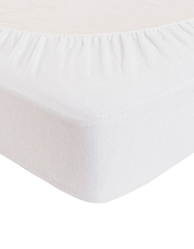 Ondoorlatende matrasbeschermer Tencel® (wit)