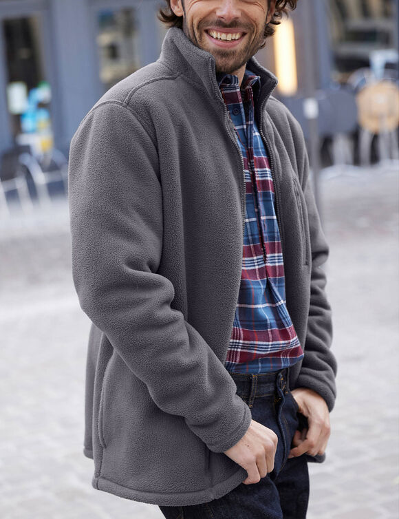 Blouson polaire sp&eacute;cial grand froid (anthracite)