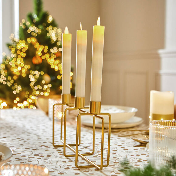 Chandelier dor&eacute; 3 branches (dor&eacute;)