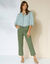 7/8-cargobroek, stretchtwill (donkerkaki)