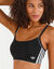 Brassière sport confort flex coton  (noir)