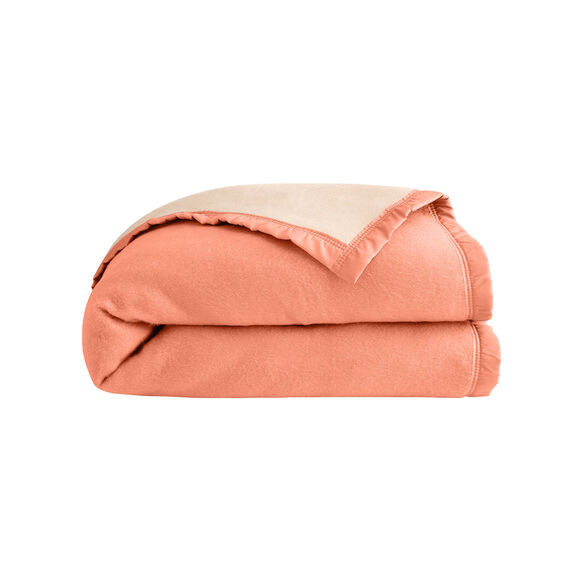 Couverture bicolore Courtelle® 420 g/m² (pêche)
