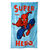 Drap de bain enfant Spiderman&reg; &agrave; personnaliser, &eacute;ponge et velours coton - 320g/m2  (bleu)