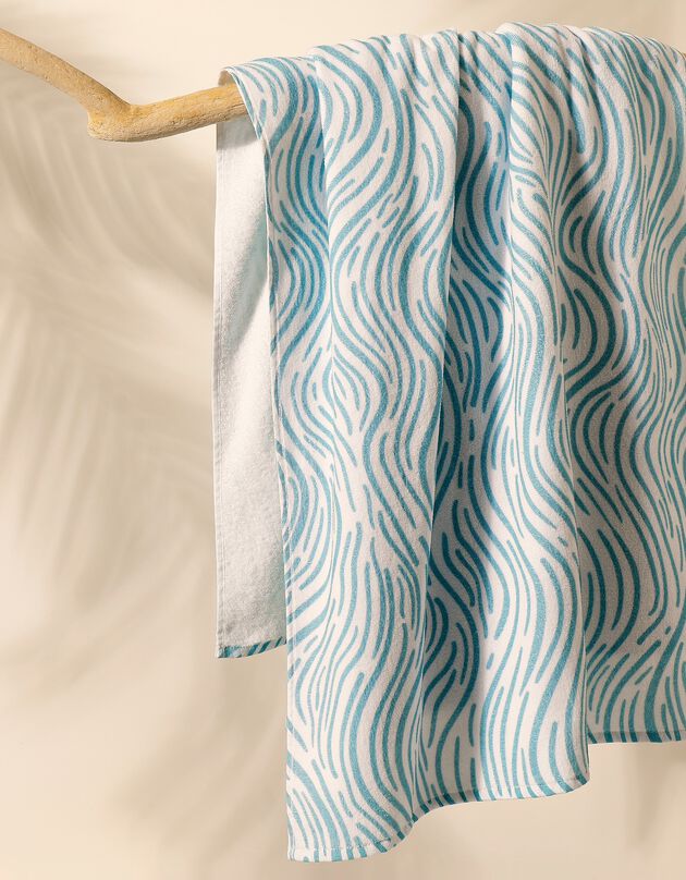 Strandlaken Vagues, blauw Strandlaken Vagues, blauw, hi-res