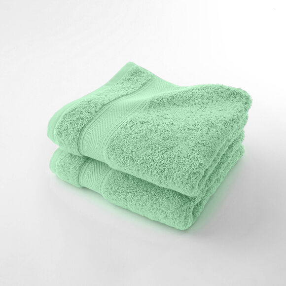 Collection serviettes de bain unies - confort luxe 540g/m&sup2; (amande)