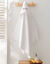 Badcape voor baby, personaliseerbaar (wit)