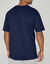 T-shirt pyjama motif et rayures manches courtes (marine)