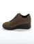 Comfortabele sneakers met sleehak van LWG-gecertificeerd leer (taupe)