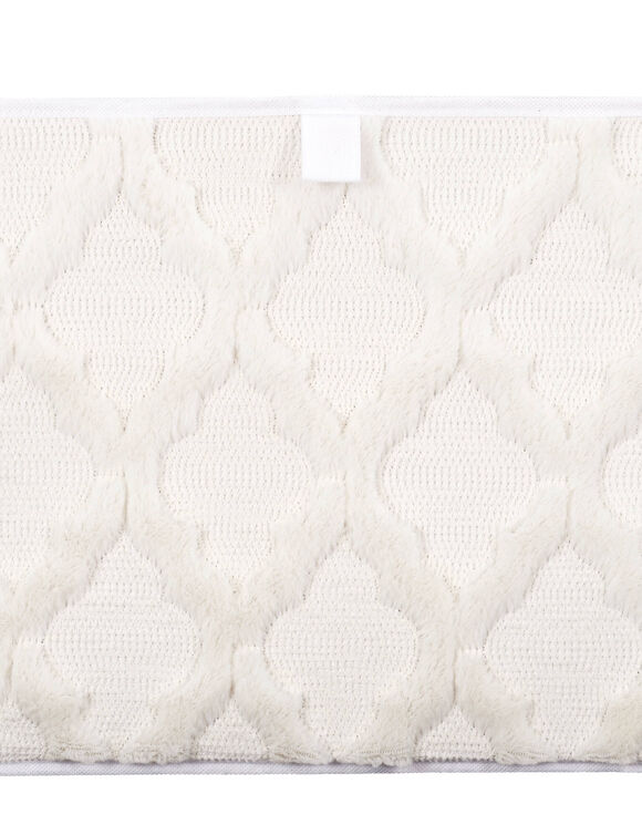 Opvouwbare kubus voor opberging, getuft stof (beige)