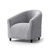 Housse bi-extensible microfibre gaufrée graphique pour fauteuil cabriolet (gris)