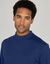 T-shirt col montant int&eacute;rieur polaire (marine)