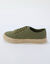 Sneakers met sleehak en koordzool (kaki)