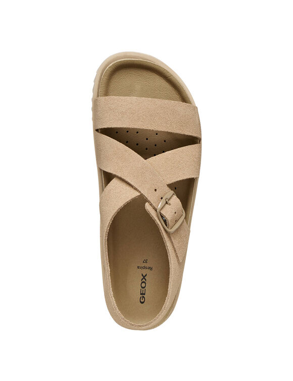 Sandales cuir SANDYBETT (taupe)