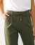 Pantalon chino uni, maille milano (kaki)
