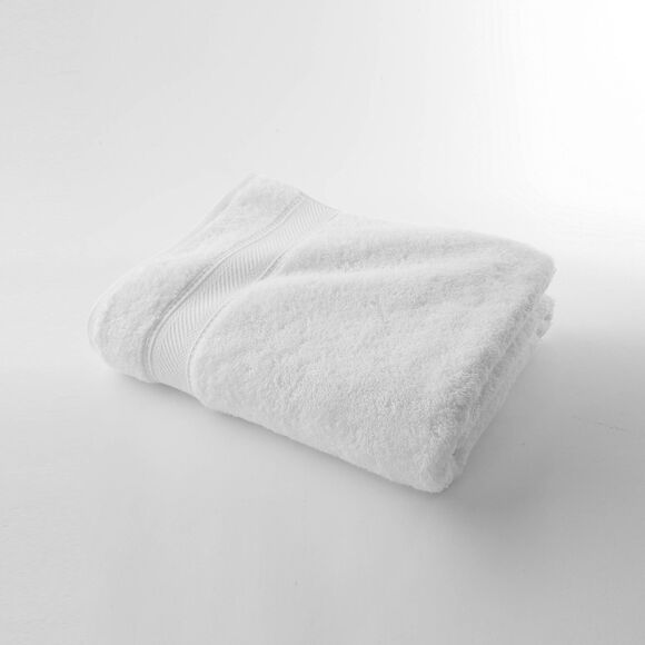 Collection serviettes de bain unies - confort luxe 540g/m&sup2; (blanc)