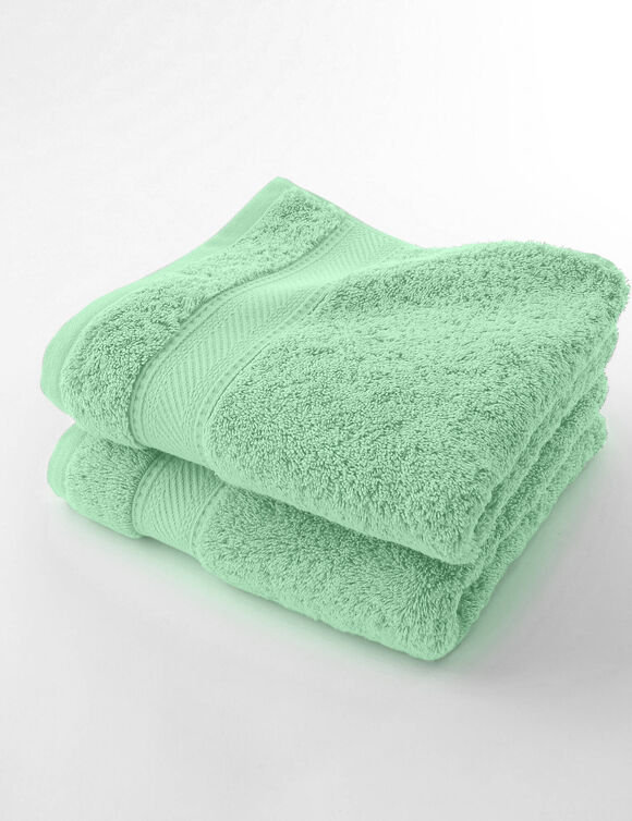Collection serviettes de bain unies 540g/m2 confort luxe  (amande)