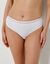 Paia microvezel en tule plumetis effect midi slip - set van 2 (wit)
