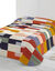 Couette microfibre imprim&eacute;e Rozko 200g/m2 (blanc / rouge)