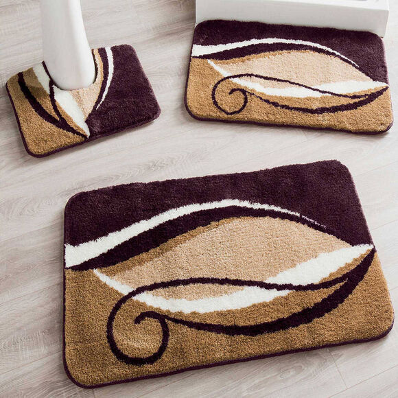 Tapis de bain fantaisie Zilla (marron)
