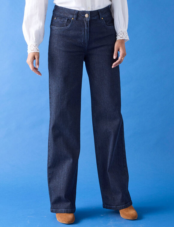 Jean coupe large stretch, grande stature (brut)
