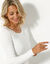 T-shirt manches longues, jersey en coton biologique(**) (écru)