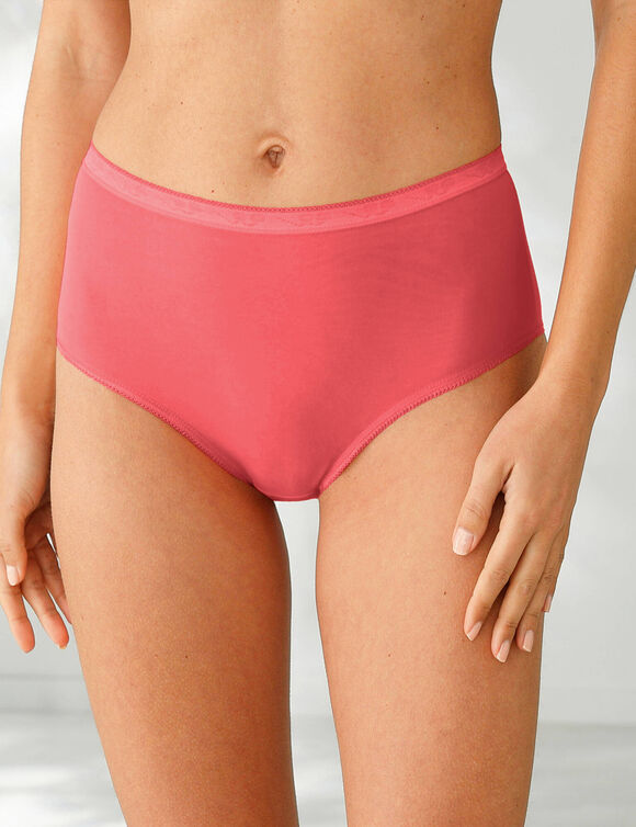 Basic maxislip - set van 3 (lichtblauw + koraal + lavendel)