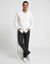 Chemise twill pur coton entretien facile (blanc)