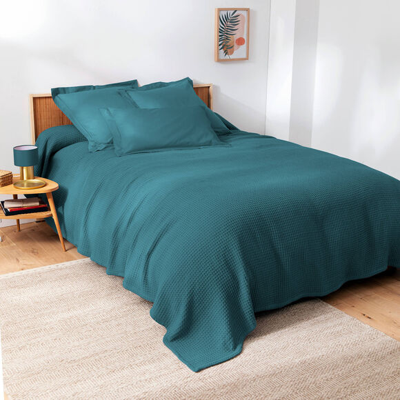 Couverture climatisante nid d'abeille 350 g/m&sup2; (c&egrave;dre)