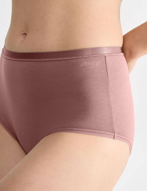 Culotte maxi &laquo; Go Daily Cotton&raquo; coton stretch - 2+1 (chocolat)