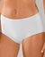 Maxislip met platte ribbels - set van 6 (wit)