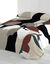 Dekbed in microvezel, moderne print, 200 g/m² (bordeaux / ecru)