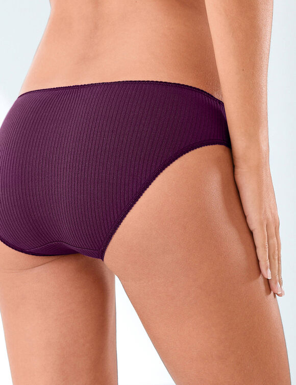 Culotte midi c&ocirc;tes plates - lot de 6 (poudre)